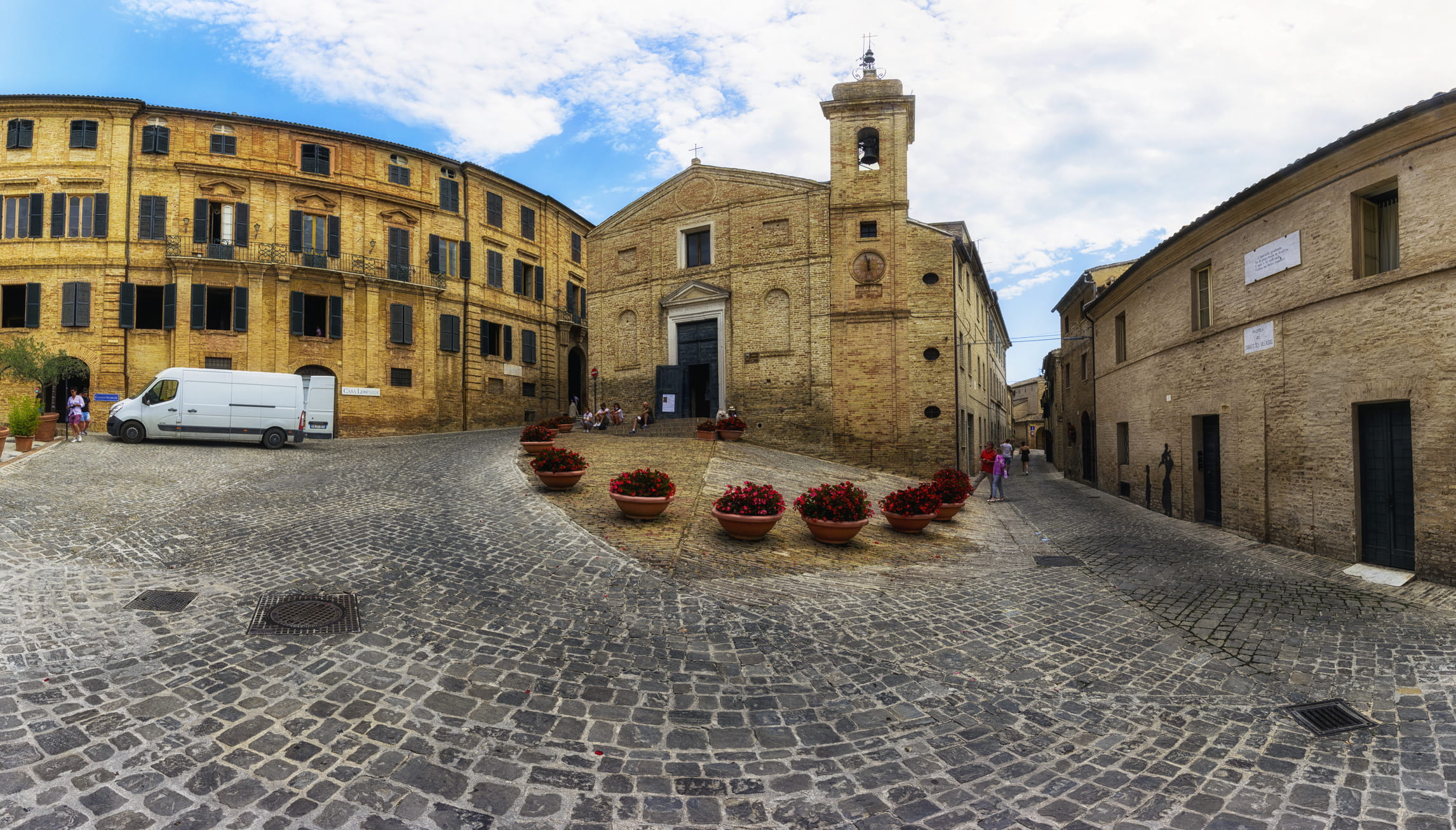 Vista di Casa Leopardi oggi