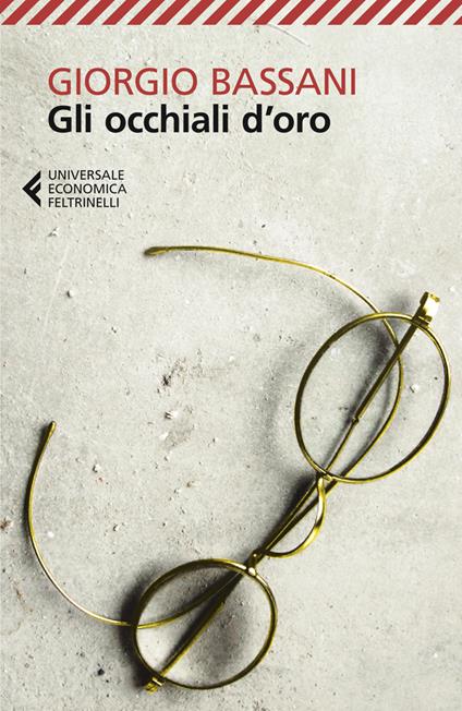 copertina del libro gli occhiali d'oro di giorgio bassani
