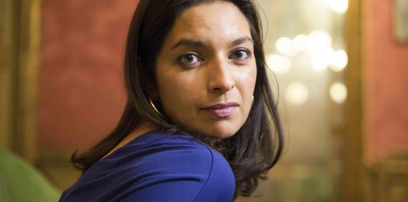 Mezzo busto dell'autrice Jhumpa Lahiri