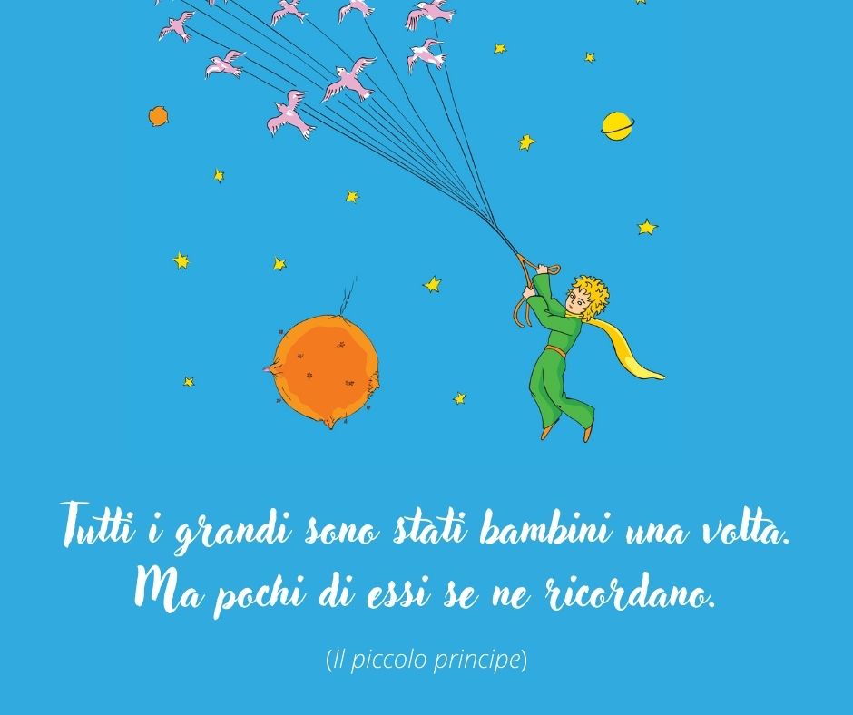 Una delle frasi de Il piccolo principe