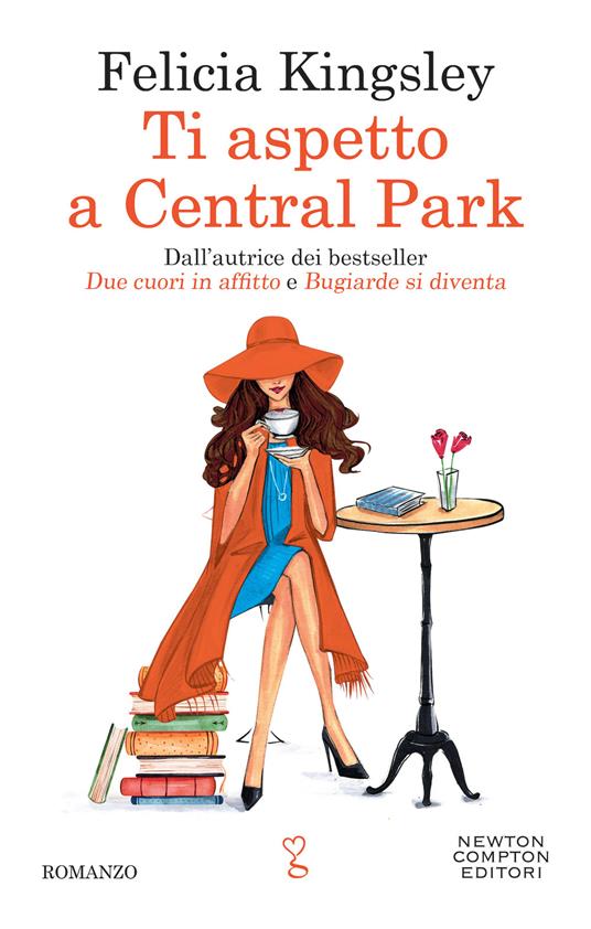 Copertina del libro famoso su TikTok Ti aspetto a Central Park