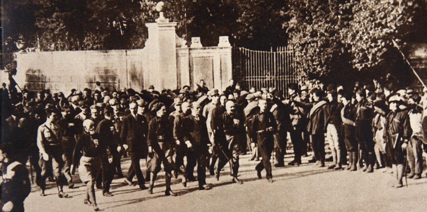 Libri sul fascismo - immagine storica della marcia su Roma