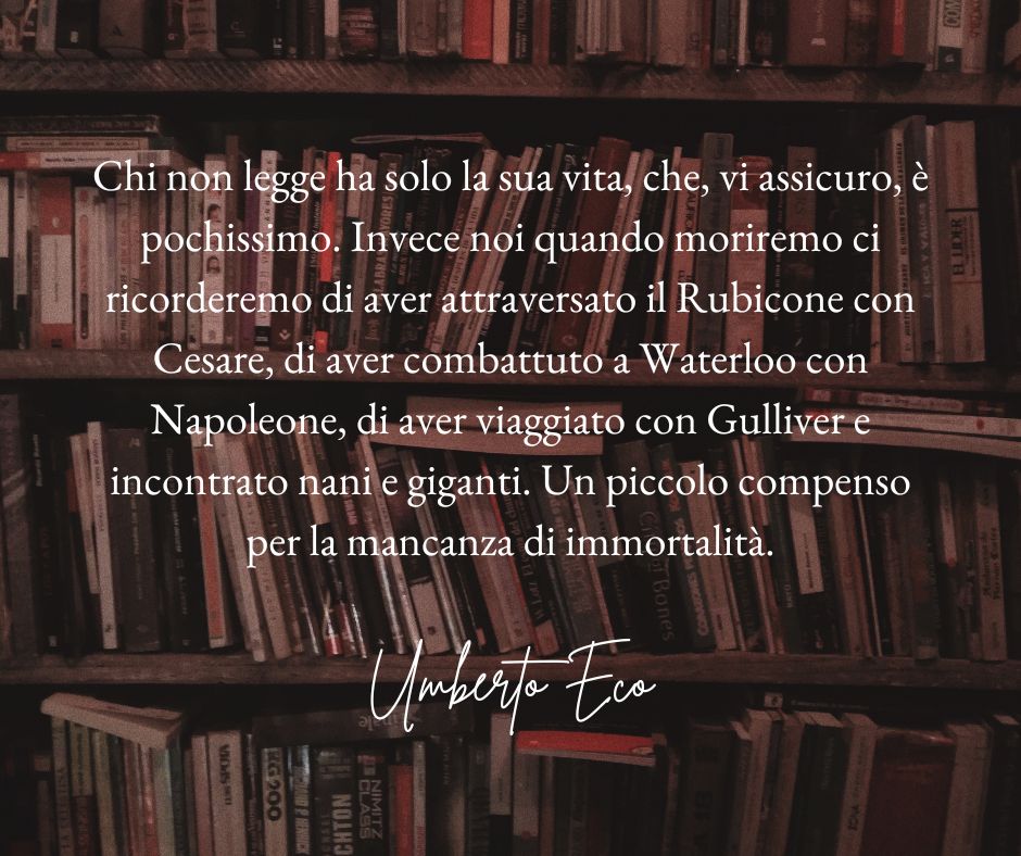 Una delle frasi sulla vita scritte da uno dei più grandi filosofi del Novecento, Umberto Eco