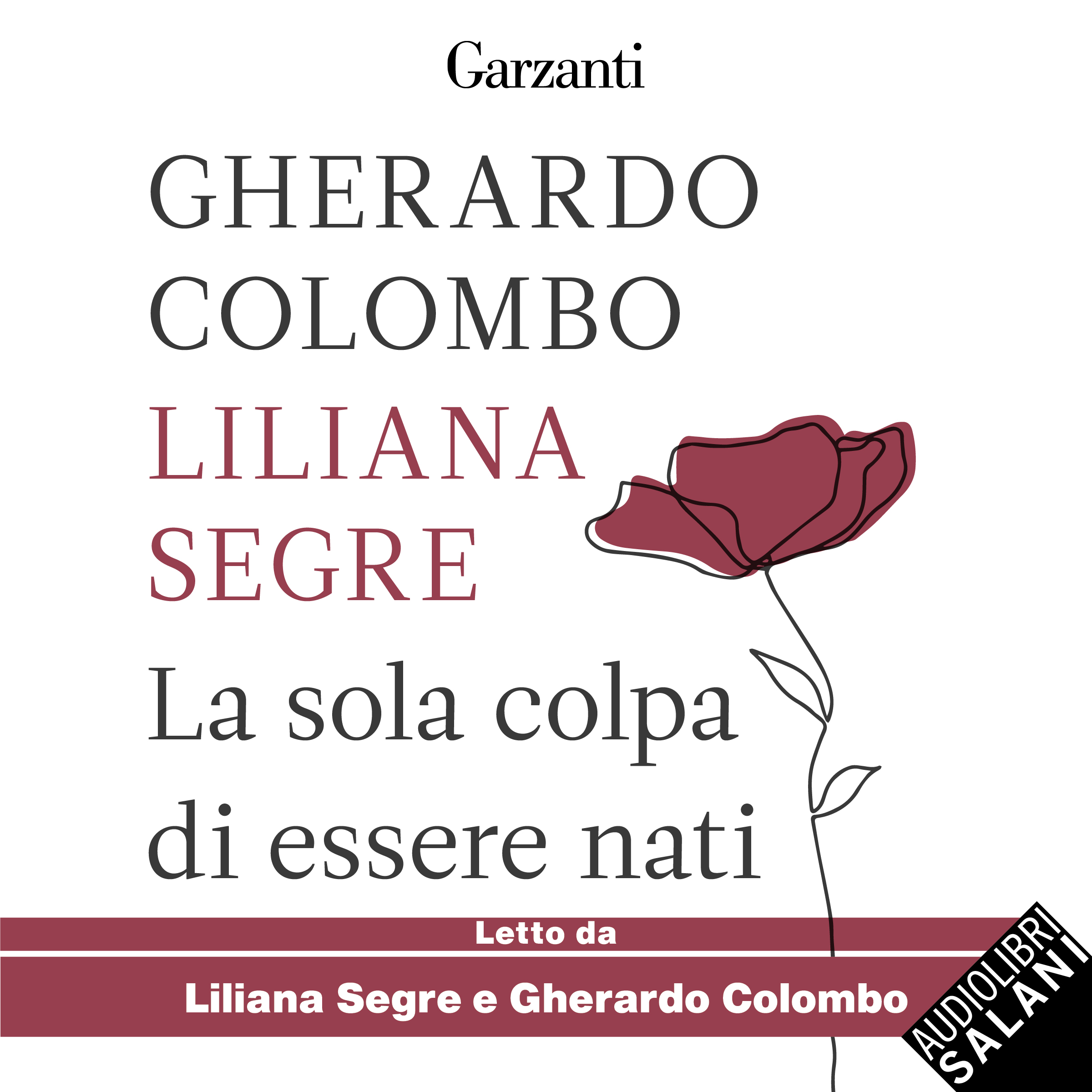 Copertina dell'Audiolibro La sola colpa di essere nati, letto da Gherardo Colombo e Liliana Segre