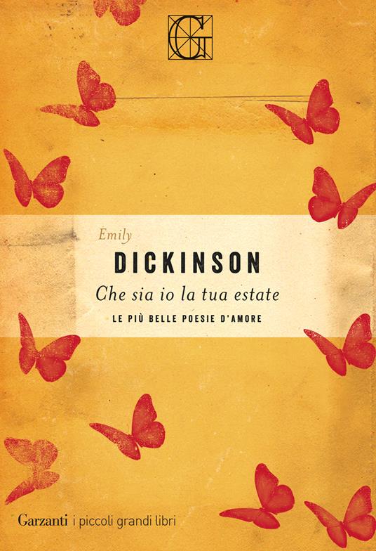 Copertina del libro Che sia io la tua estate di Emily Dickinson