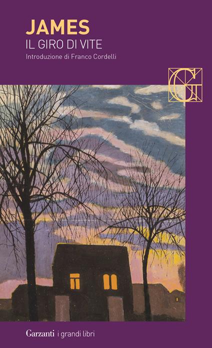 Copertina del libro Il giro di vite di Henry James, un romanzo ambientato in una delle case stregate più famose della letteratura