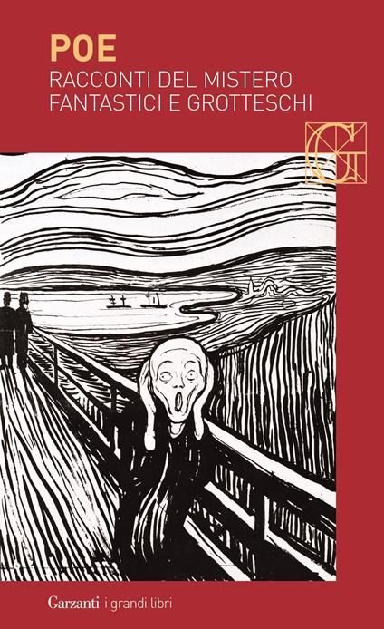 Copertina del libro Racconti del mistero, fantastici e grotteschi di Edgar Allan Poe, dove sono presenti alcune storie di case stregate