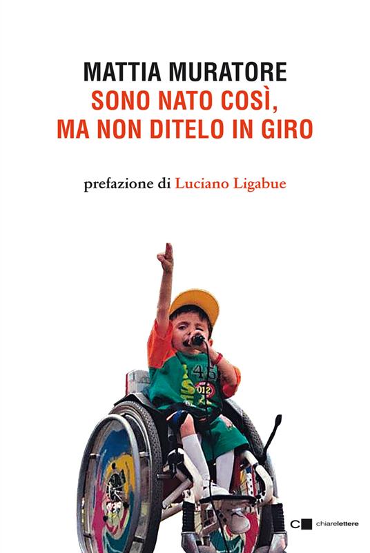 sono nato così ma non ditelo in giro, copertina del libro di mattia muratore