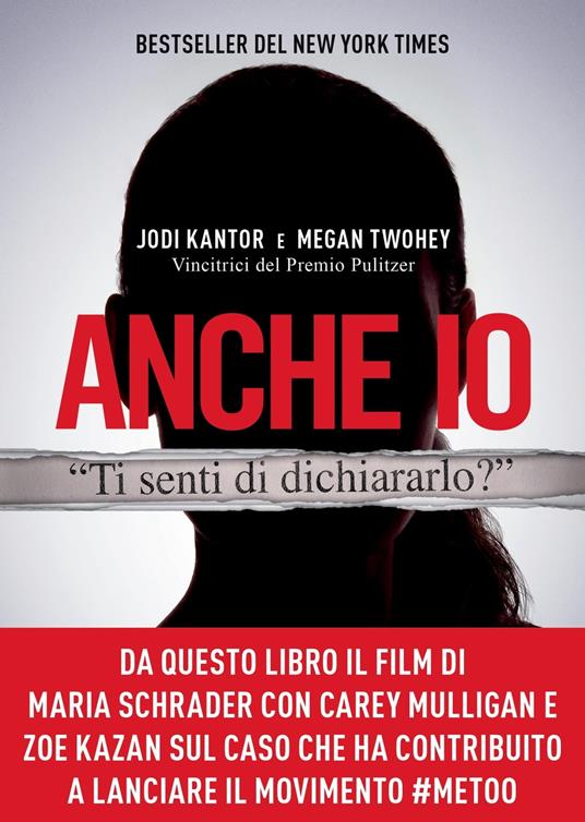 copertina del libro anche io, da cui verrà tratto un film del 2023