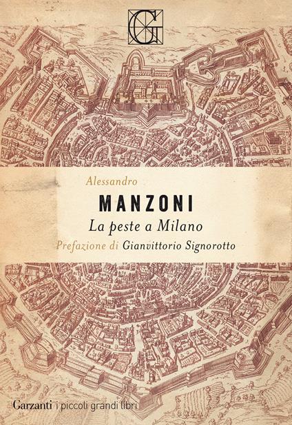Copertina del libro La peste a Milano di Alessandro Manzoni