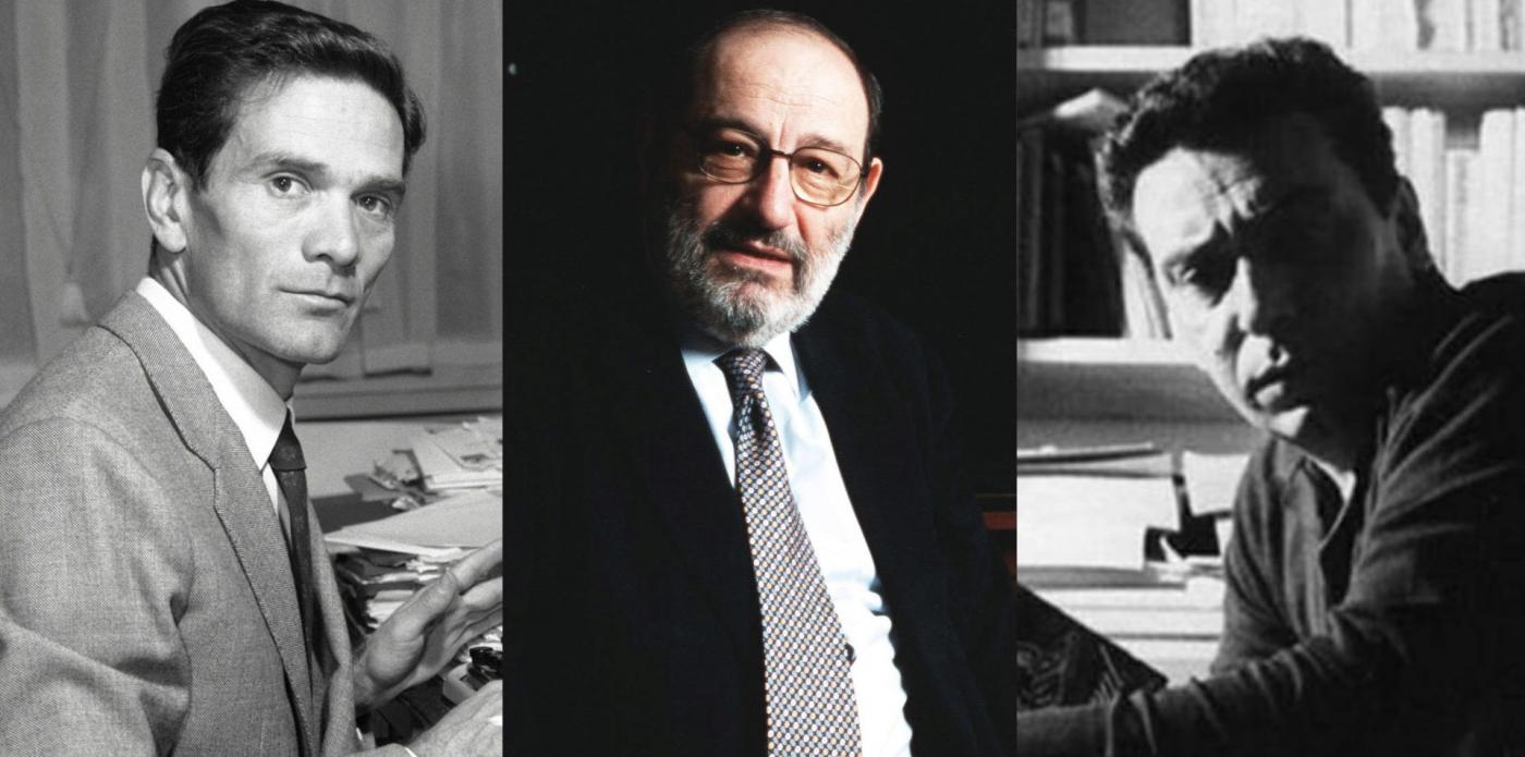 Pier Paolo Pasolini, Luciano Bianciardi e Umberto Eco