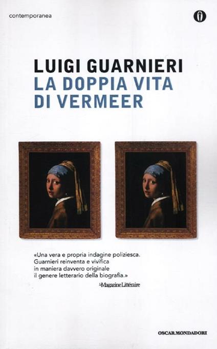 Copertina del libro La doppia vita di Vermeer di Luigi Guarnieri