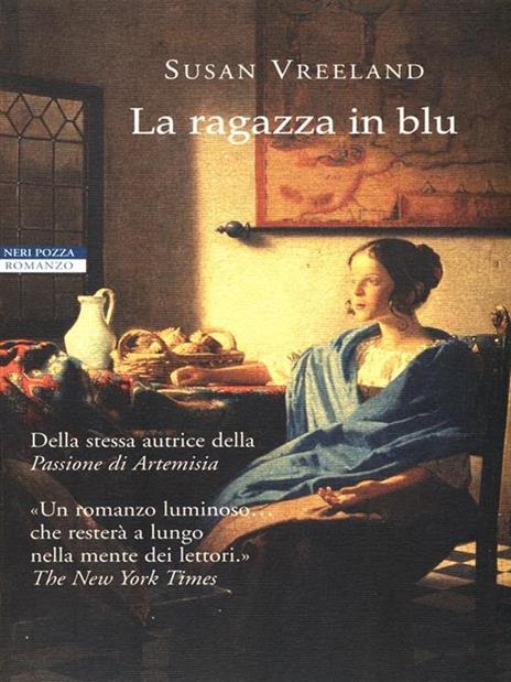 Copertina del libro La ragazza in blu di Susan Vreeland