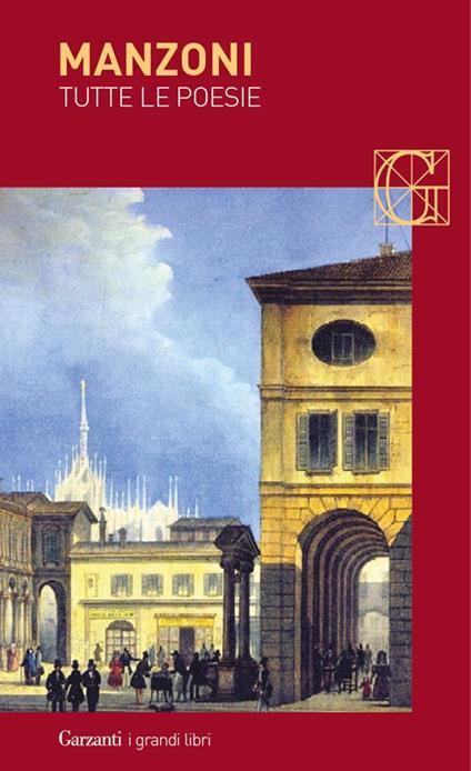 Copertina del libro Tutte le poesie di Alessandro Manzoni
