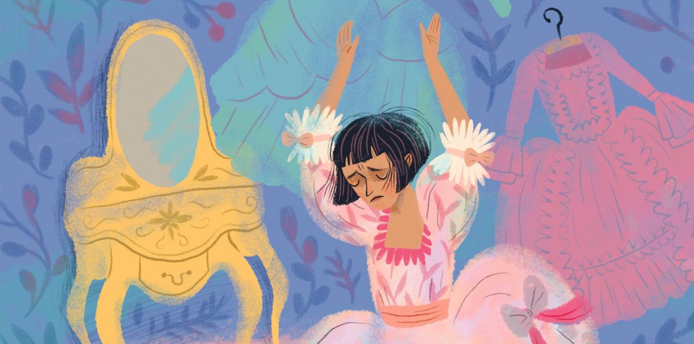 Una delle illustrazioni di Lilla Bölecz contenute nel volume 