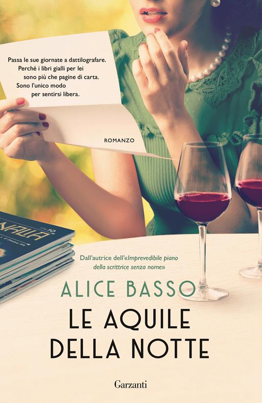Il nuovo libro di Alice Basso, Le aquile della notte