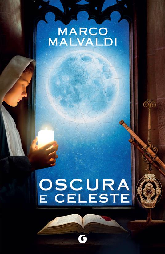 La copertina di Oscura e celeste di Marco Malvaldi, uno dei libri thriller del 2023