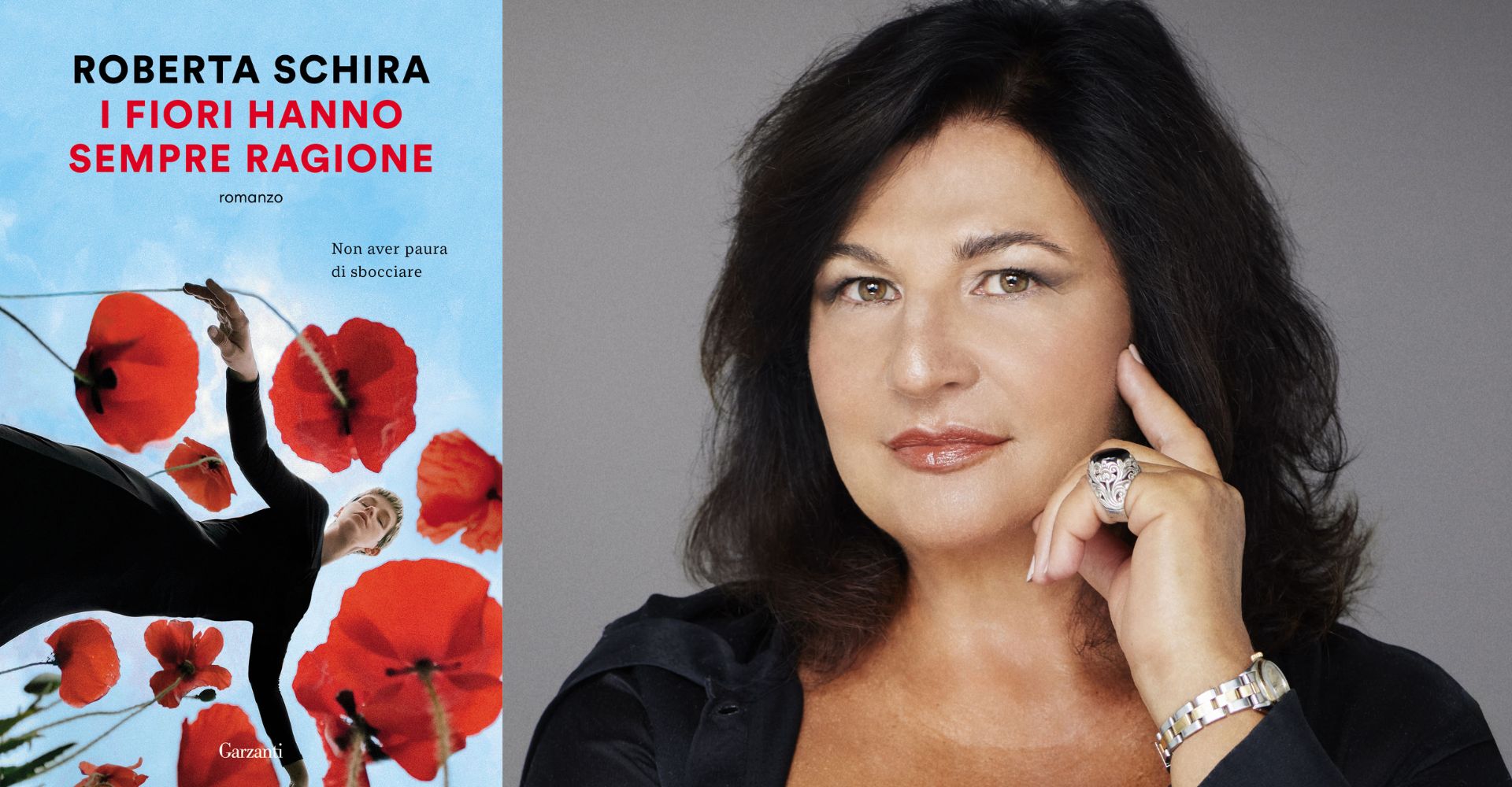 Roberta Schira, autrice de "i fiori hanno sempre ragione"