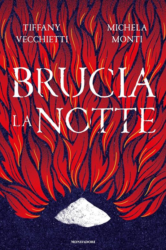 Copertina di Brucia la notte di Tiffany Vecchietti e Michela Monti tra i libri fantasy 2023