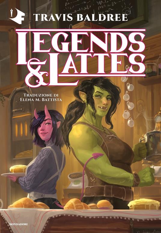Copertina di Legends & Lattes di Travis Baldree , uno dei libri fantasy 2023