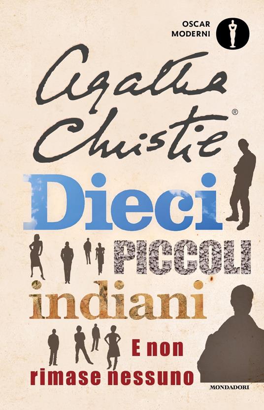 copertina del libro 10 piccoli indiani di agatha christie