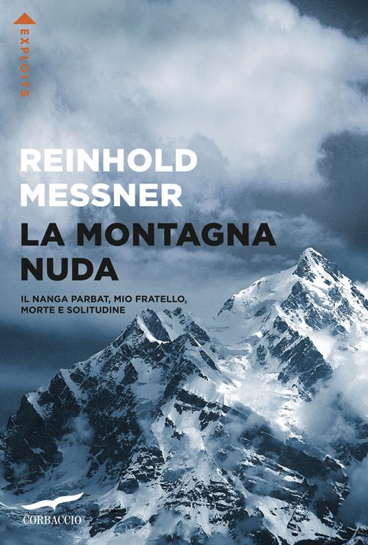 la montagna nuda, copertina del libro di reinhold messner