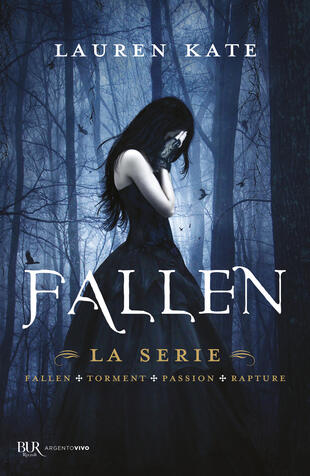 La saga di Fallen di Lauren Kate, questa è la copertina dei primi quattro volumi