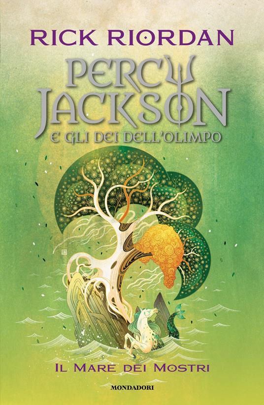 Copertina de Il mare dei mostri della saga Percy Jackson e gli dei dell'Olimpo