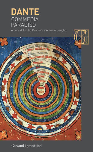 La copertina del Paradiso di Dante Alighieri, parte finale della Divina Commedia