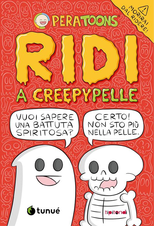 Copertina di Ridi a CreepyPelle libri Pera Toons