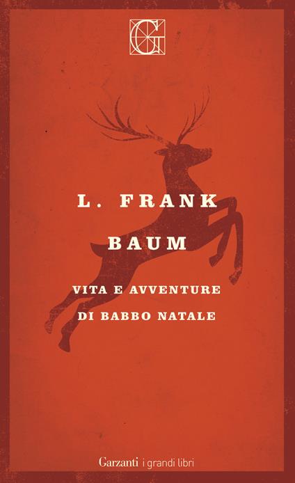 copertina del libro vita e avventure di babbo natale di frank baum
