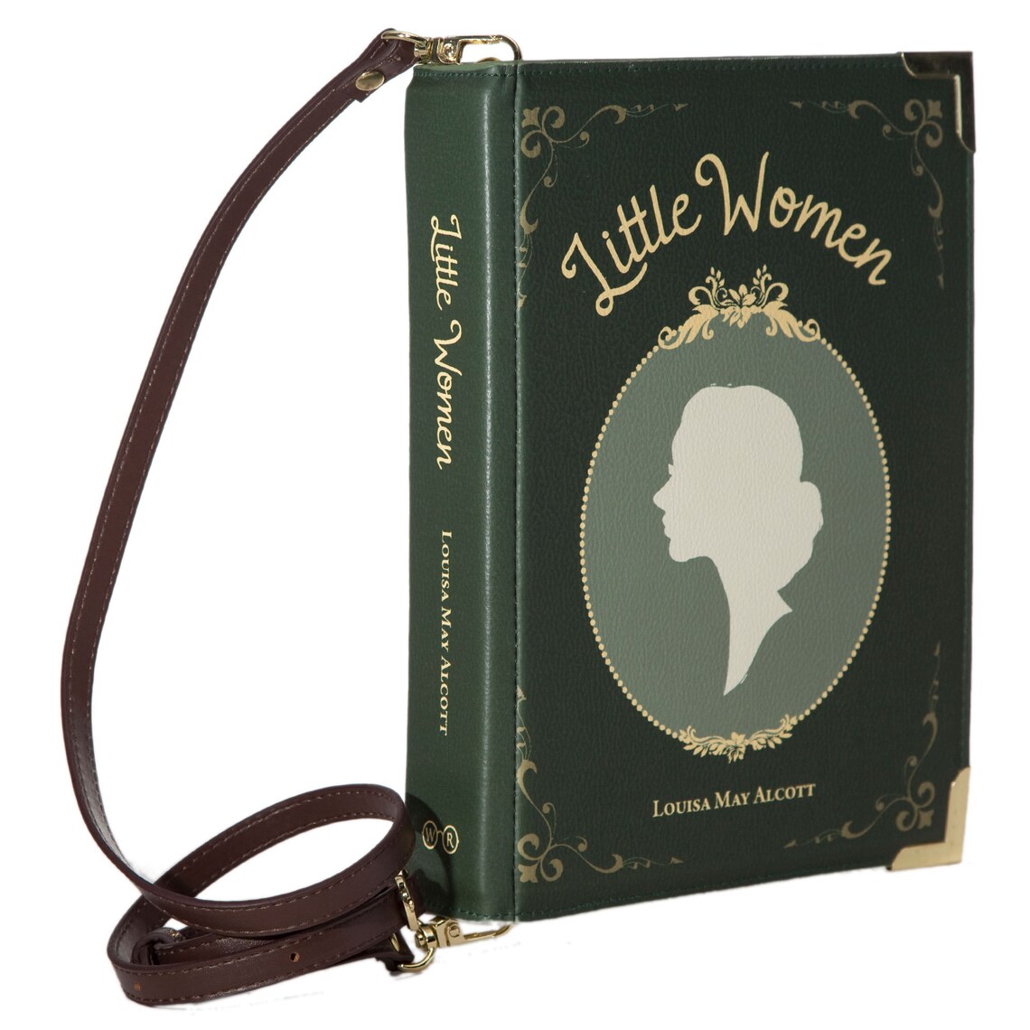 borsa a forma del libro piccole donne di louisa may alcott