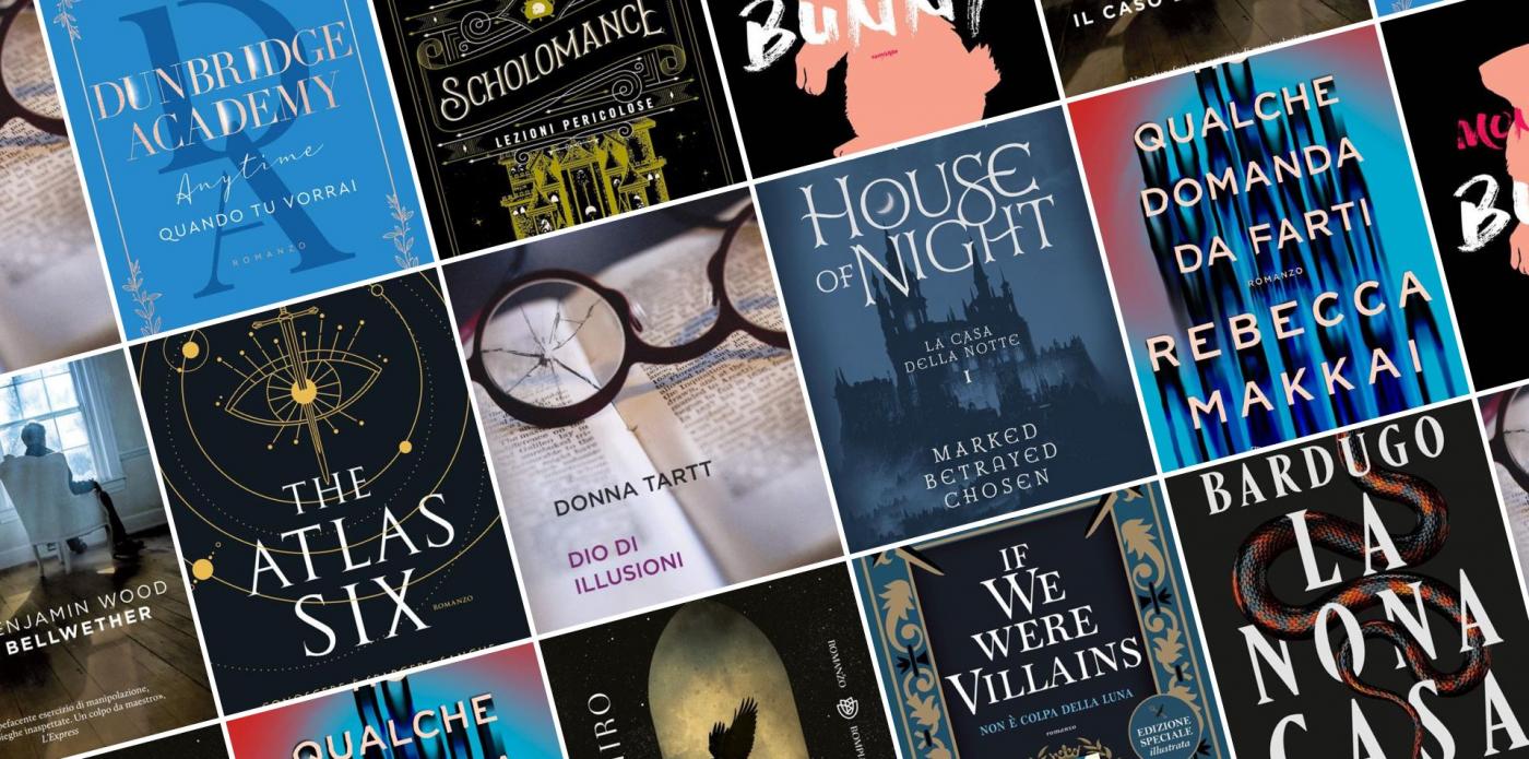 Alcune copertine dei libri Dark Academia più popolari degli ultimi anni