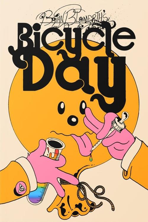 Bycycle day di Brian Blomerth, libri rinascimento psichedelico