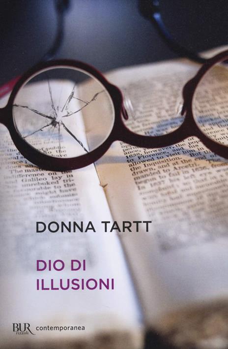 Copertina del libro Dio di illusioni di Donna Tartt, capostipite del filone Dark Academia