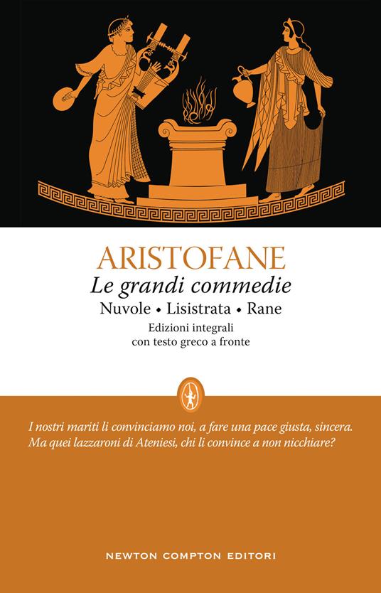 Copertina del libro Lisistrata di Aristofane, una delle prime commedie teatrali in cui è presente il concetto di femminismo