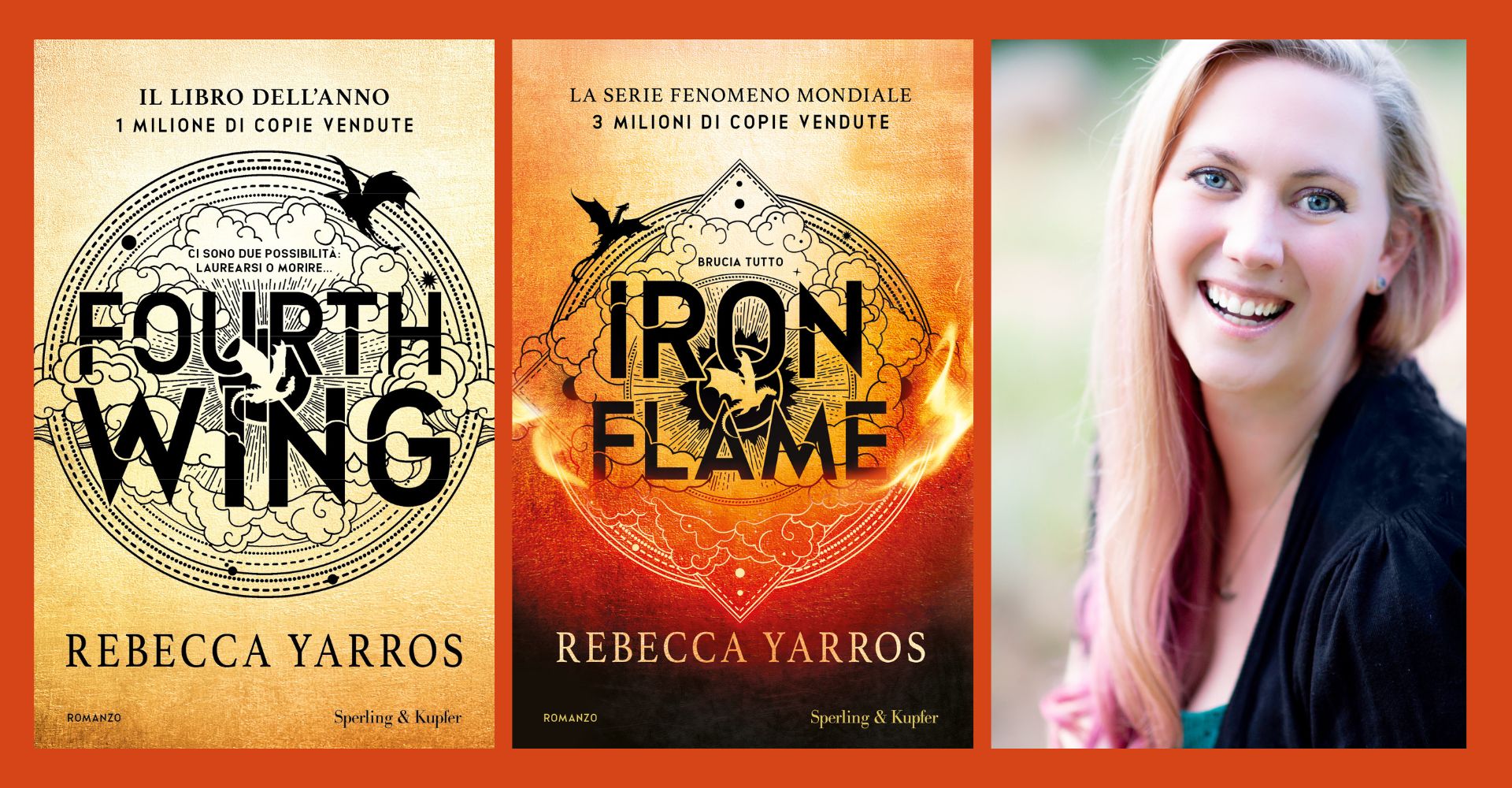 Rebecca Yarros, Fourth Wing, Iron Flame - foto Yarros credit Credit Katie Marie Senior