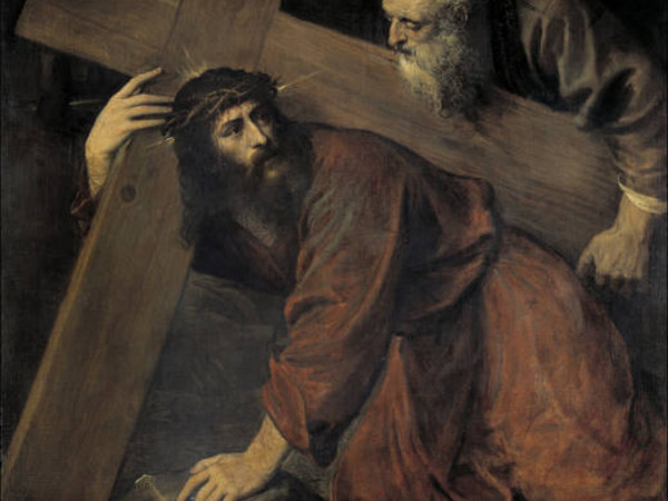 Tiziano Vecellio, Cristo e il Cireneo, 1560, olio su tela, Museo del Prado, Madrid