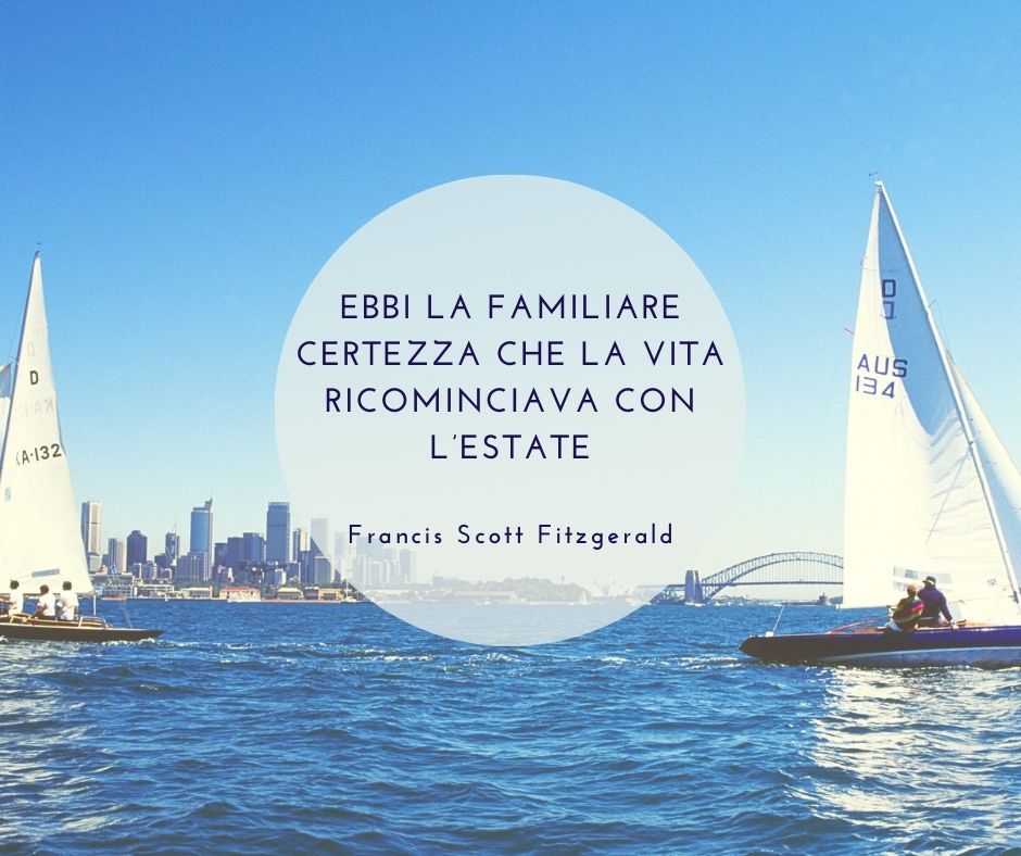 Una delle frasi sull'estate scritte da Francis Scott Fitzgerald