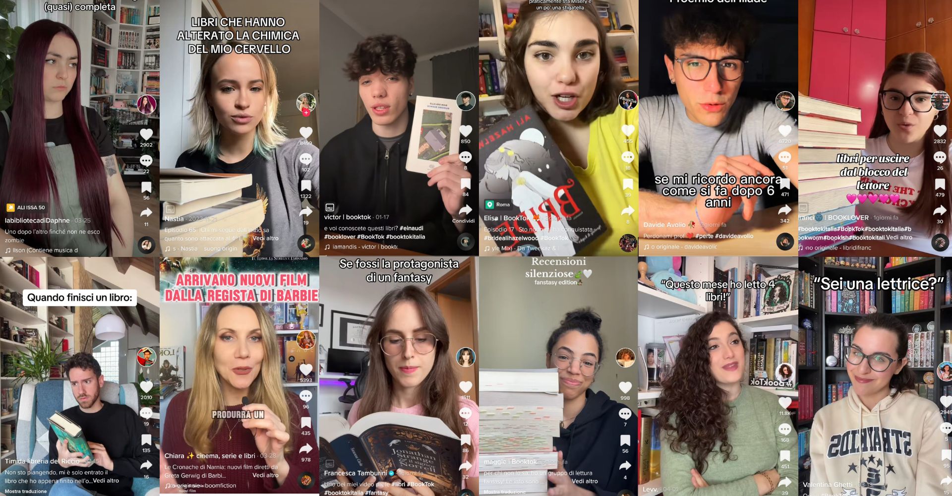 Booktoker italiani da seguire su TikTok
