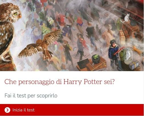 harry potter test personaggio