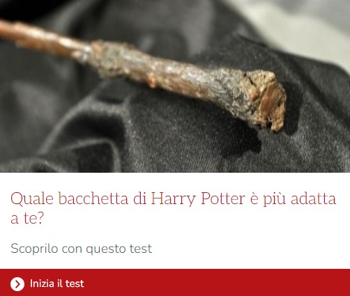 test harry potter bacchetta