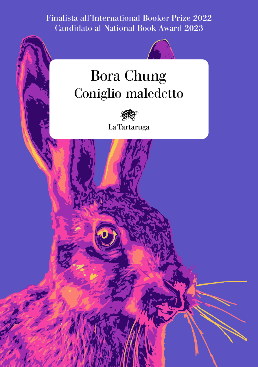 L'immagine di copertina della raccolta di racconti di Bora Chung, Coniglio Maledetto