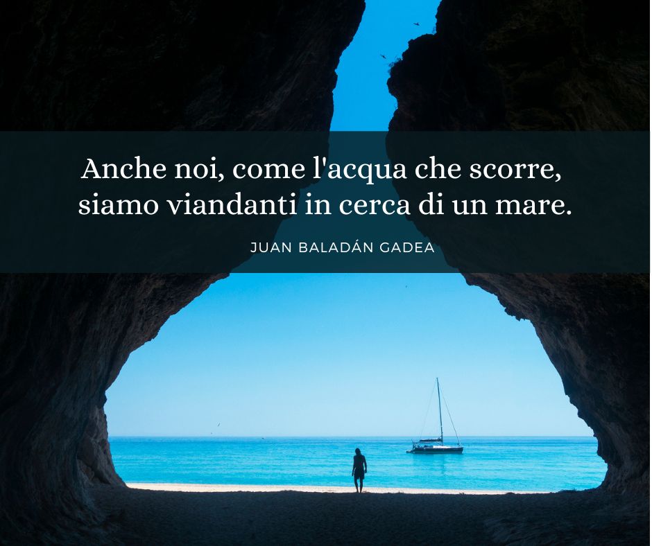 Una delle frasi sul mare più belle della letteratura, scritta da Juan Baladán Gadea