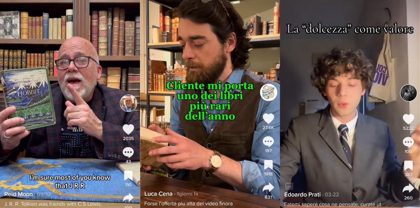 libri antichi su TIkTok