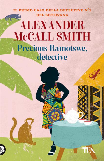 Copertina del libro Precious Ramotswe, detective di Alexander McCall Smith , uno dei cozy crime stranieri più letti negli ultimi anni