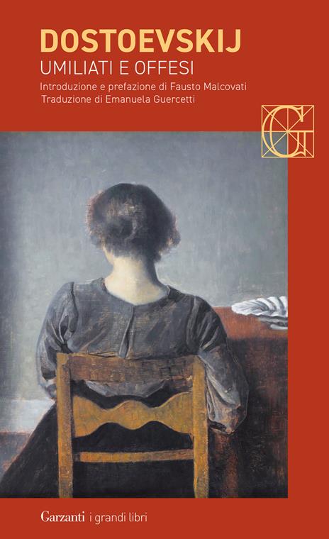 umiliati e offesi, copertina del libro di dostoevskij