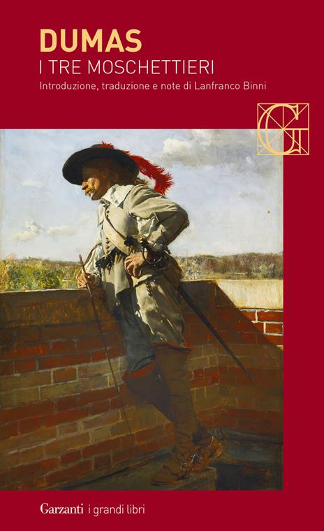 La copertina del romanzo storico I tre moschettieri di Alexandre Dumas
