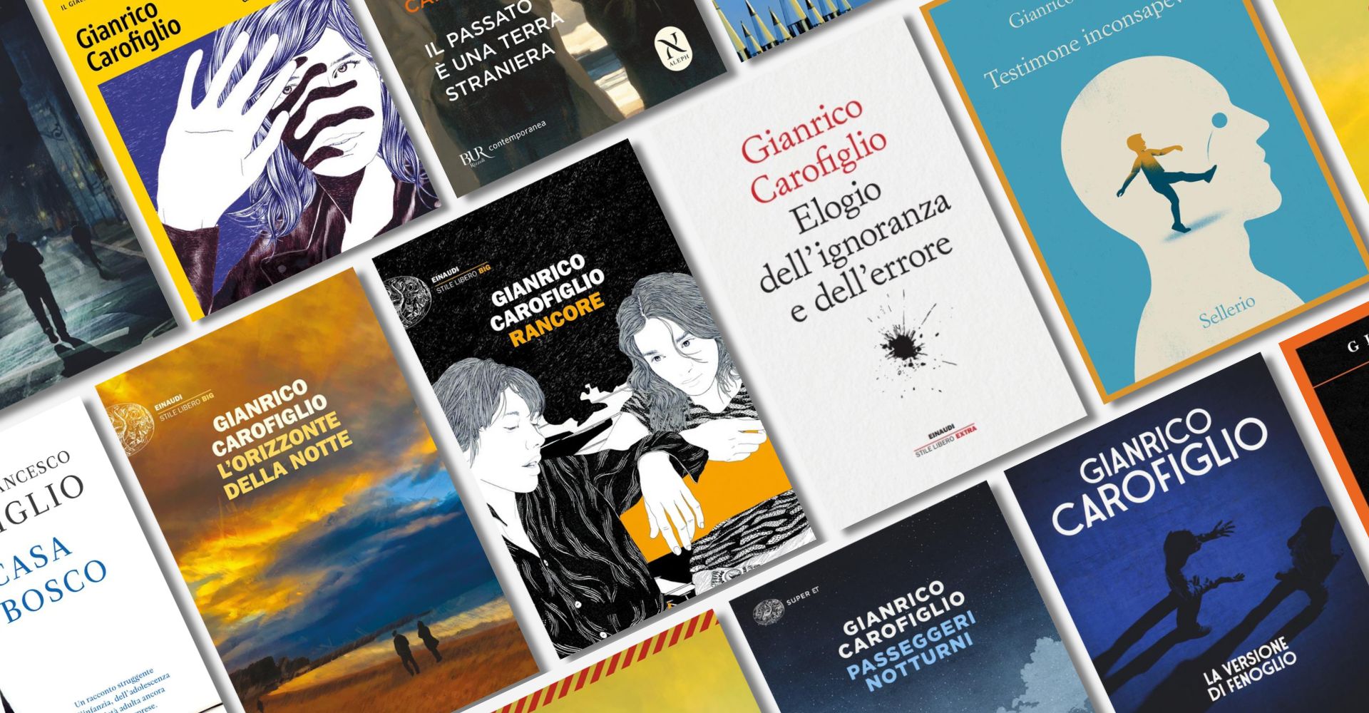 Legal thriller, romanzi e saggi: tutti i libri di Gianrico Carofiglio, autore bestseller