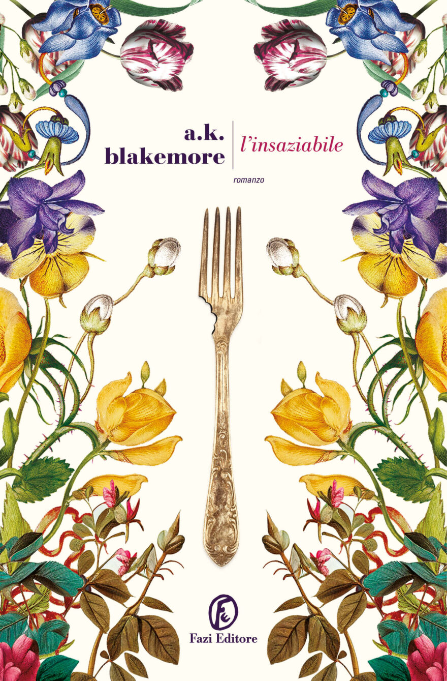 La copertina di "L’insaziabile" di A.K. Blakemore 